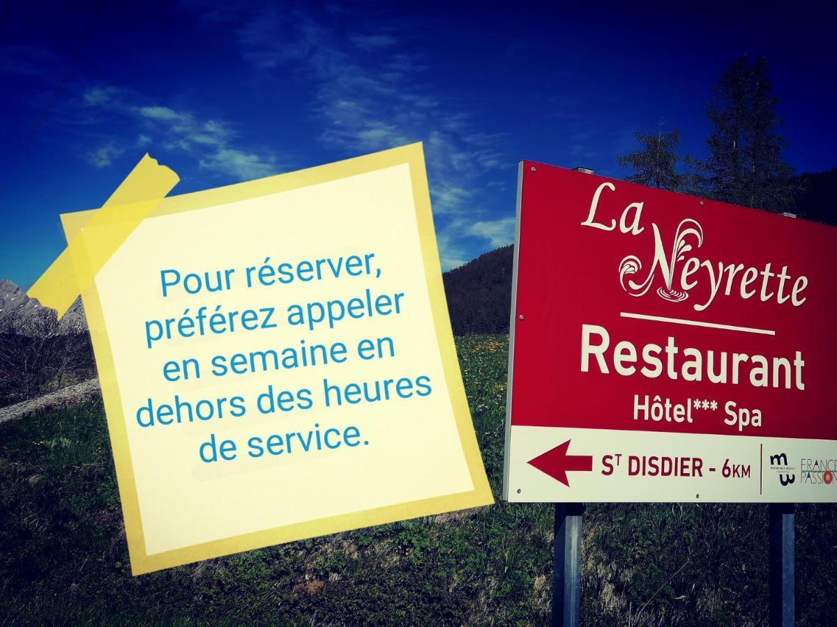 La Neyrette Hotel Saint-Disdier-en-Dévoluy Exterior foto
